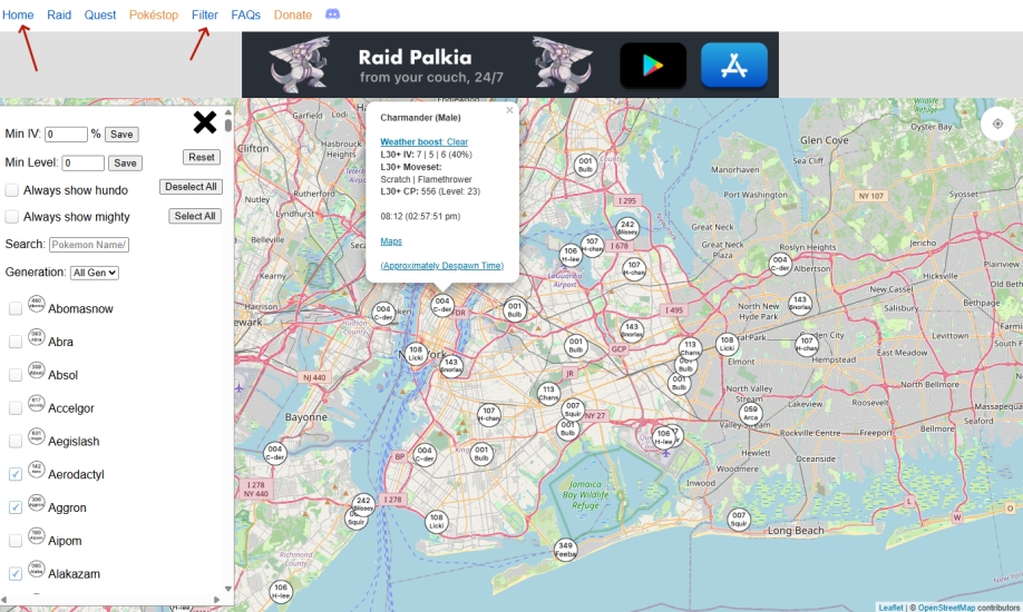 nycpokemap home