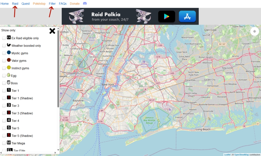 nycpokemap raid