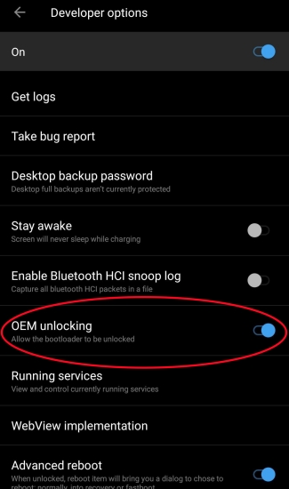 oem unlocking