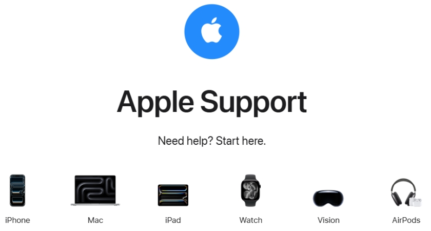 official apple support website