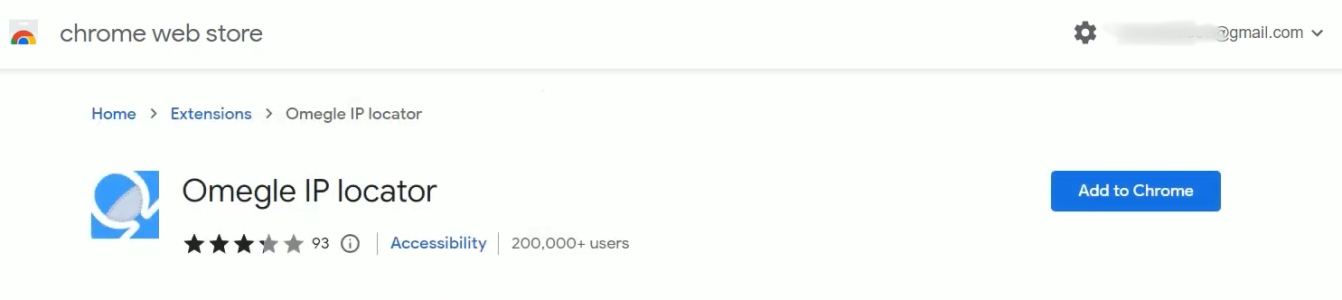 omegle ip locator add to chrome