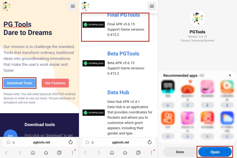 pgtools download