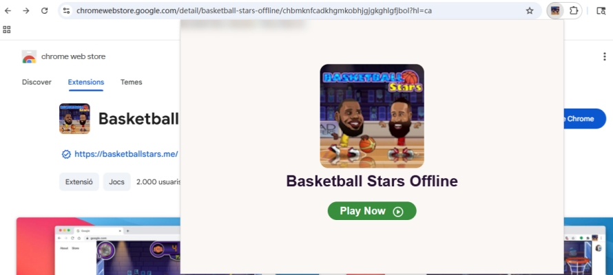 play basketball stars unblocked via extension