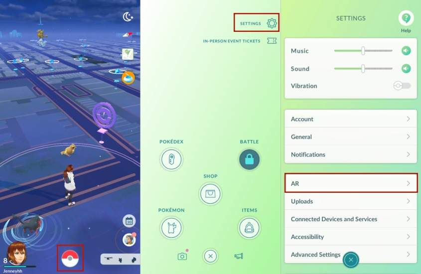 pokemon go ar mode