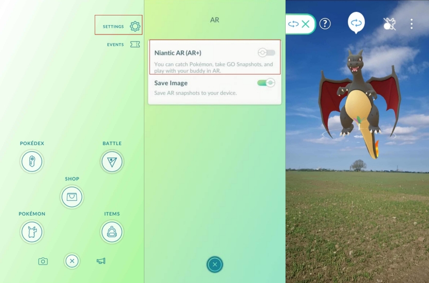pokemon go ar plus mode