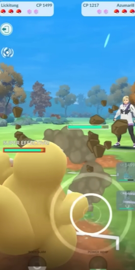 pokemon go battle page