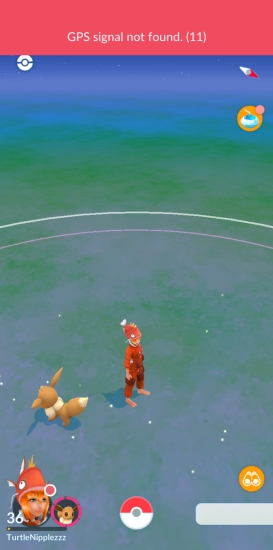 pokemon go gps signal not found