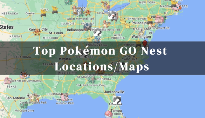 pokemon go nests map