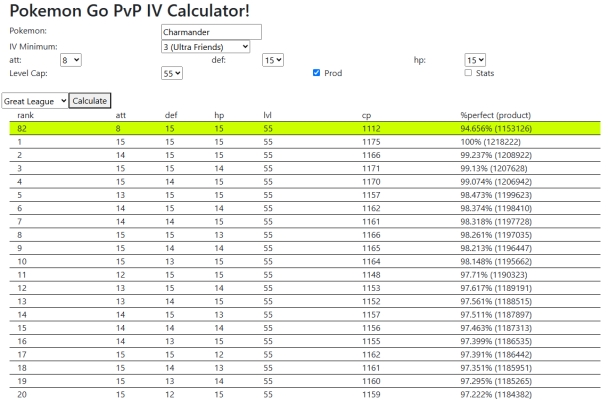 pokemon go pvp iv calculator
