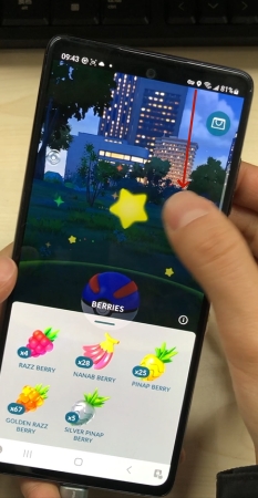 pokemon go quick catch tap screen