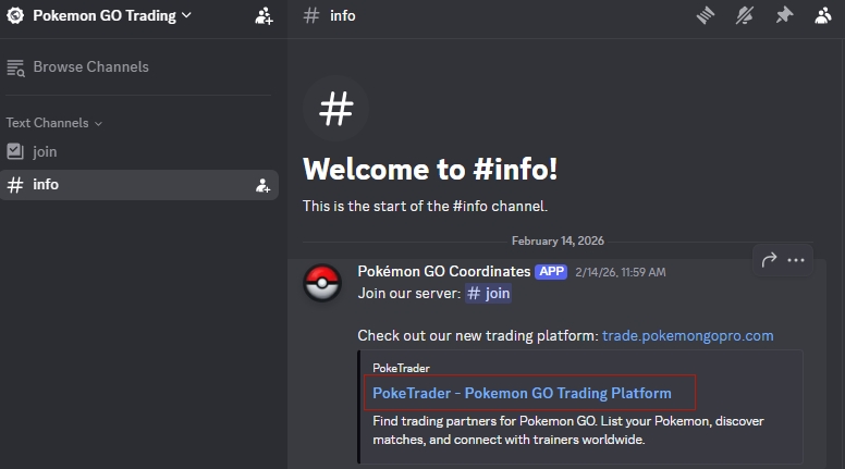 pokemon go trade platform