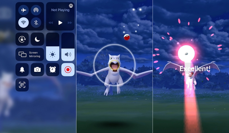 pokemon make excellent throws in row