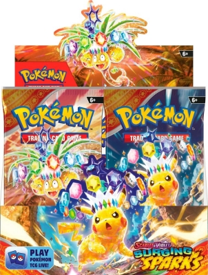 pokemon scarlet violet surging sparks box