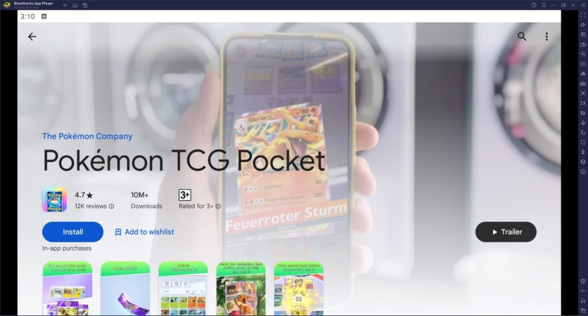 pokemon tcg pocket in bluestacks