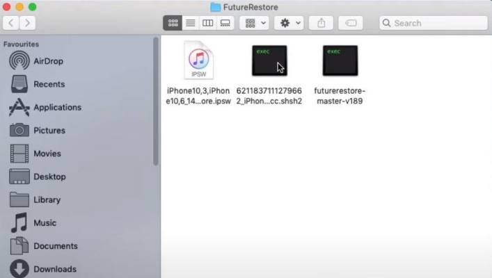 prepare ipsw and futurerestore