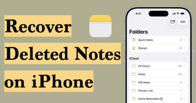 recover deleted notes on iphone