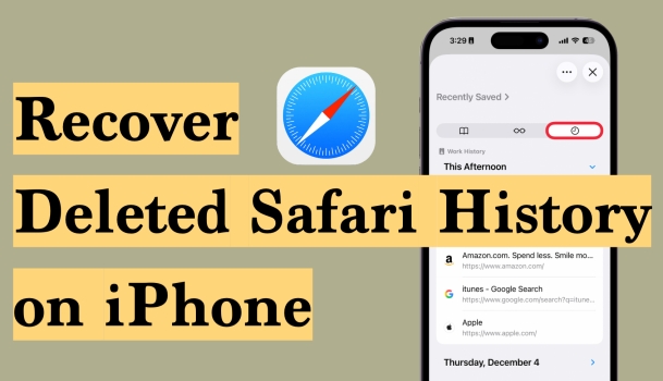 recover deleted safari history on iphone