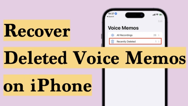 how to recover deleted voice memos on iphone