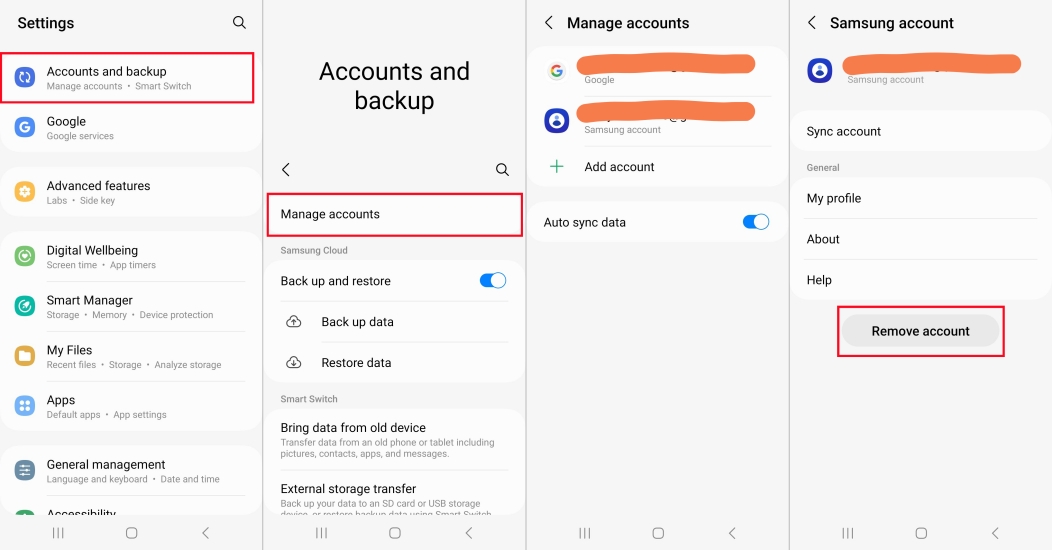 remove frp in settings on samsung