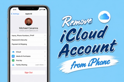 how to remove icloud account from iphone