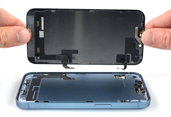 replace the display screen on iphone
