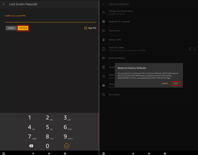 backup files in settings