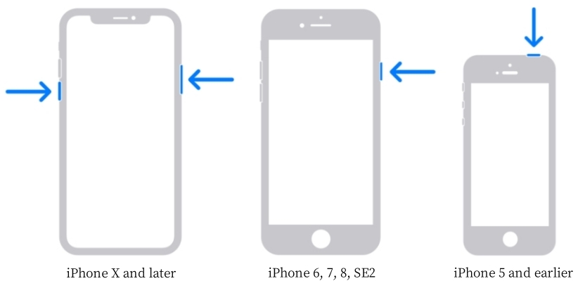 restart iphone