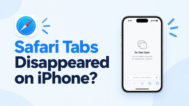 fix safari tabs disappear iphone