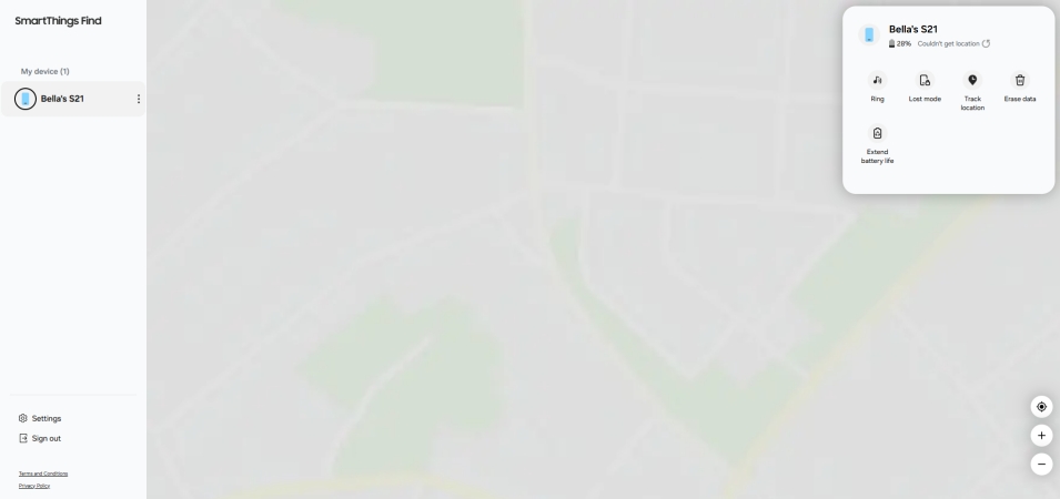 track location in smartthings find