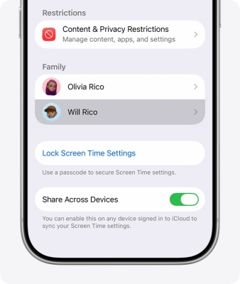 screen time share across devices