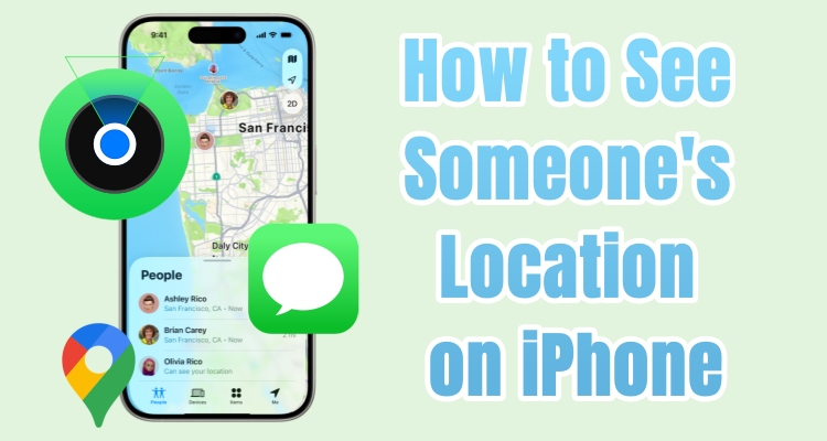 see someones location on iphone