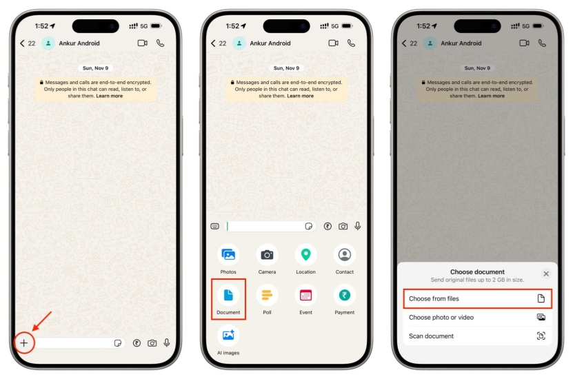send pdf file in whatsapp