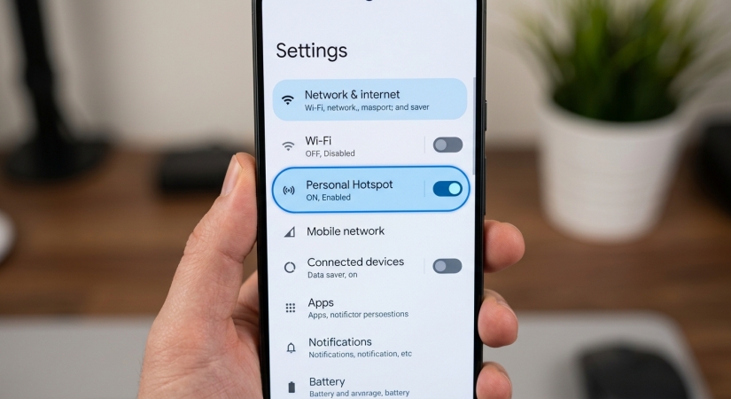set up a personal mobile hotspot