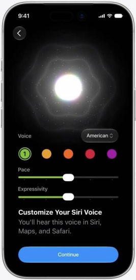siri voice customization