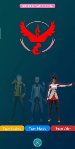 switch team pokemon go