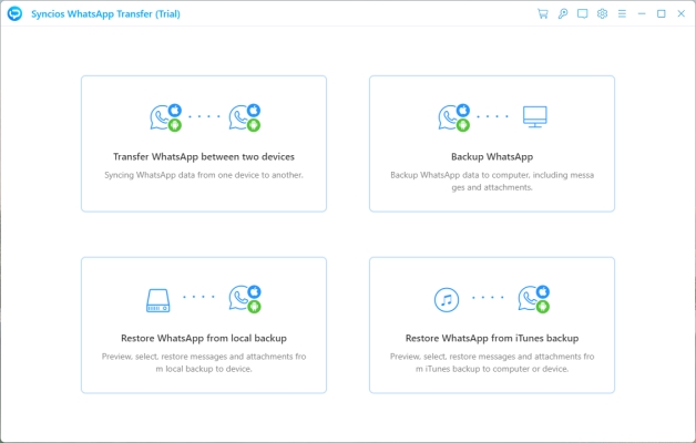 syncios whatsapp transfer