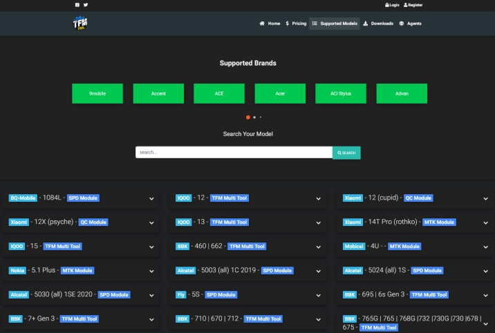 tfm tool compatibility