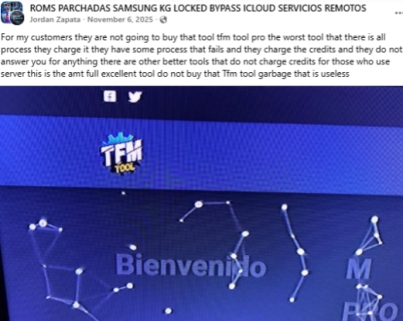 tfm tool negtive comment