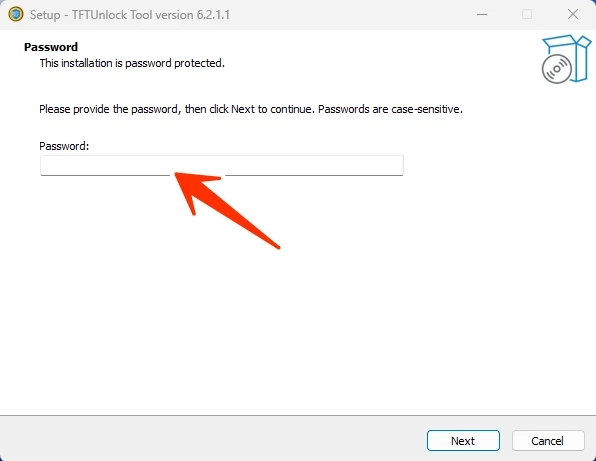 install tft unlock tool