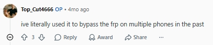 tft unlock tool success unlock feedback