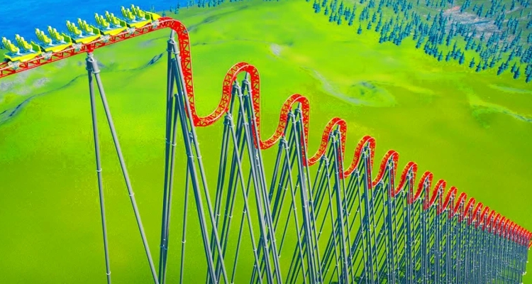 the 1000000m waterslide