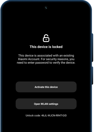 this device is locked xiaomi