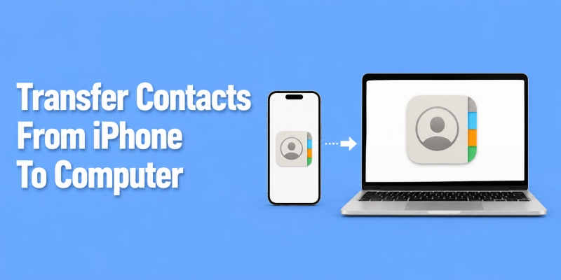 how to transfer contacts from iphone to computer