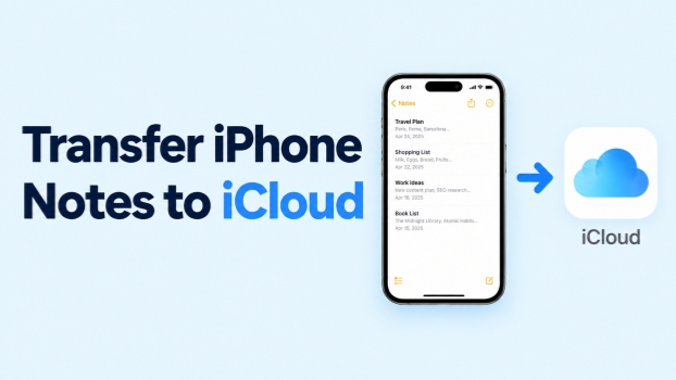 transfer notes from iphone to iclou