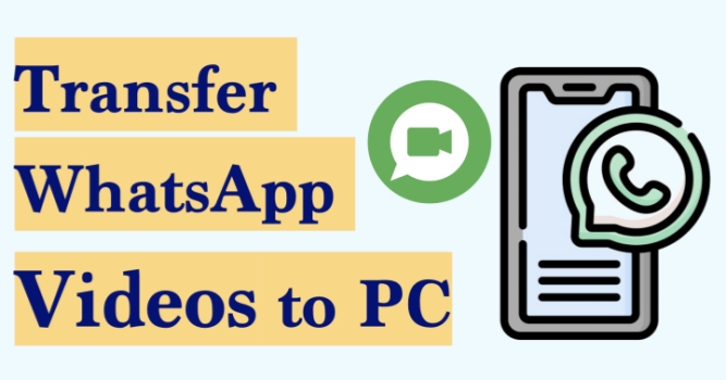transfer whatsapp videos to pc