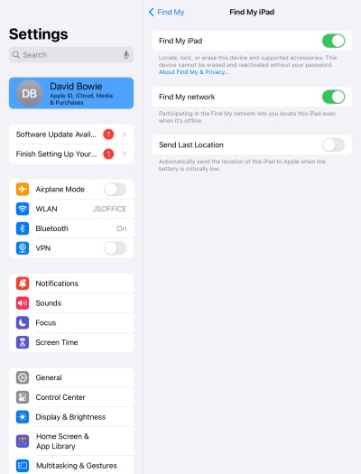 turn off activation lock on ipad