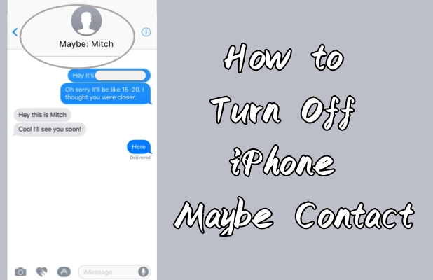 turn off maybe contact iphone