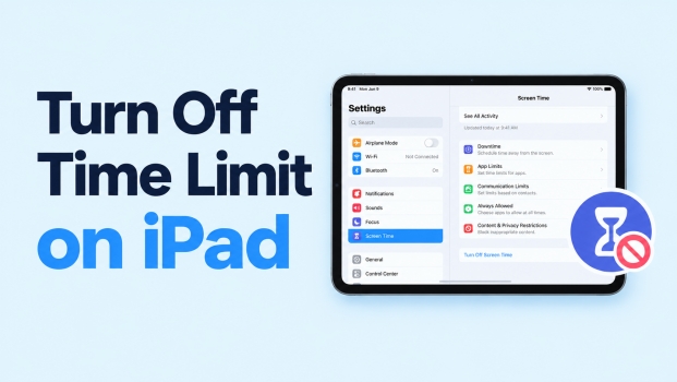 how to turn off time limit on ipad