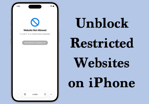 how to unblock restricted sites on iphone