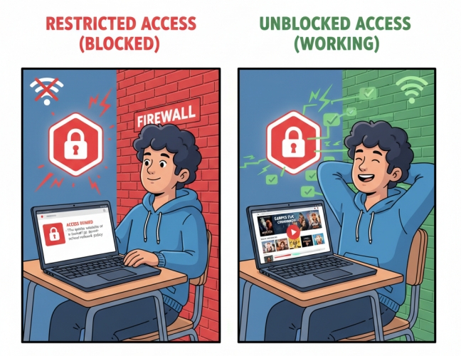 unblocked access to movie site